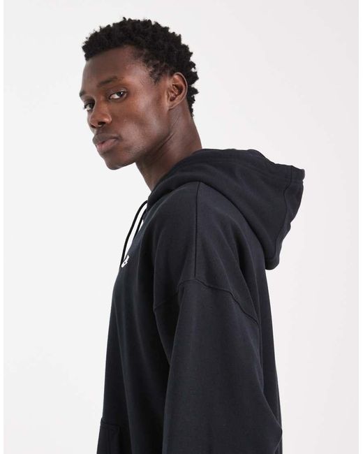 Nike Blue Club French Terry Oversized Hoodie for men