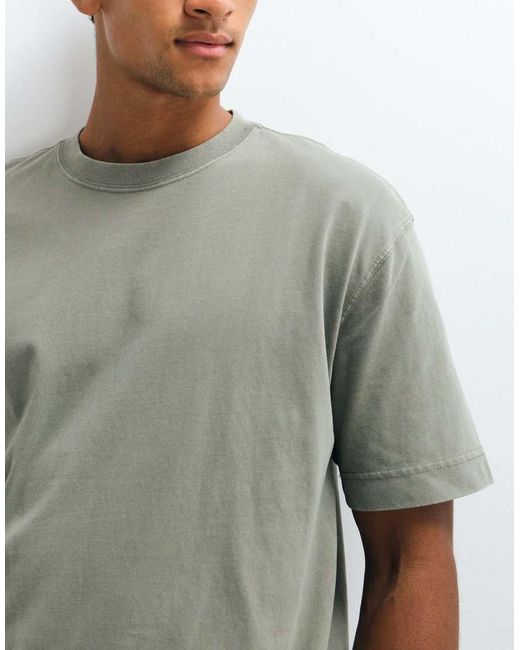 Hollister Blue 5 Pack Boxy Heavyweight T-shirt for men