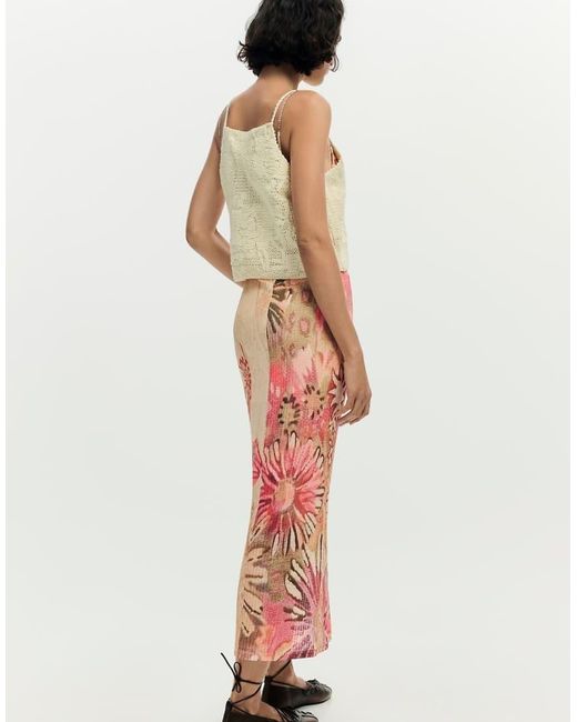 Desigual Natural Maxi Knit Dress 2