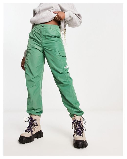 The North Face Green Alrescha High Waist Cargo Trousers