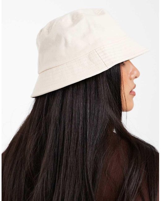 ASOS Brown Cotton Canvas Bucket Hat