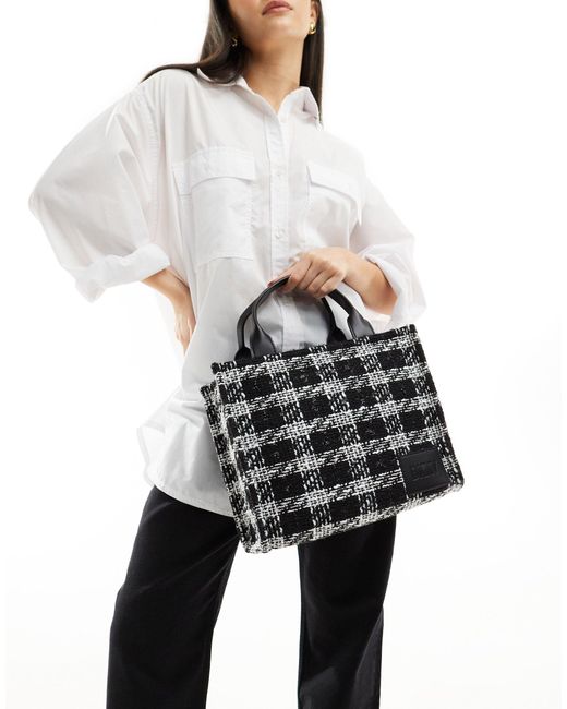DKNY Black Hadlee Tote Bag With Crossbody Strap