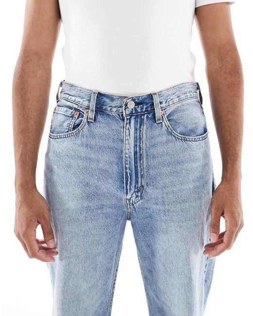 Levi's Blue 565 Loose Straight Jeans for men