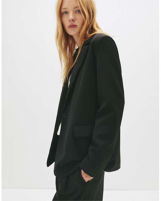 Blazer Basic di Pull&Bear in Green