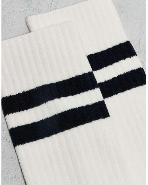 ARKET White 2 Pack Athletic Socks for men