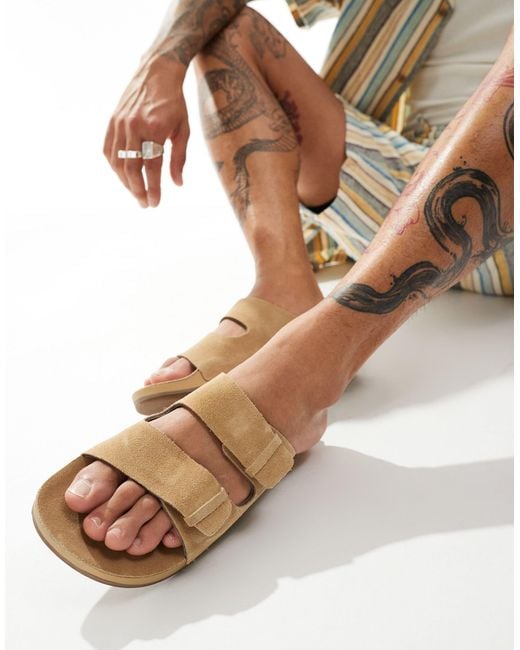 Reef Natural Ojai Two Bar Sandals for men