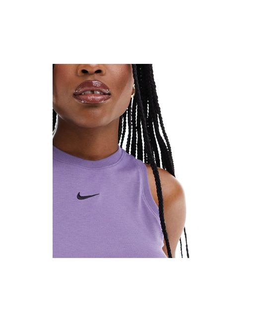 Nike Purple Essentials Tank Top