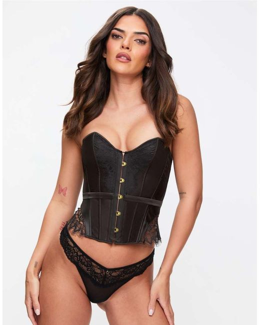 Ann Summers Black Everlasting Corset Top