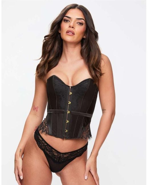 Ann Summers Black Everlasting Corset Top