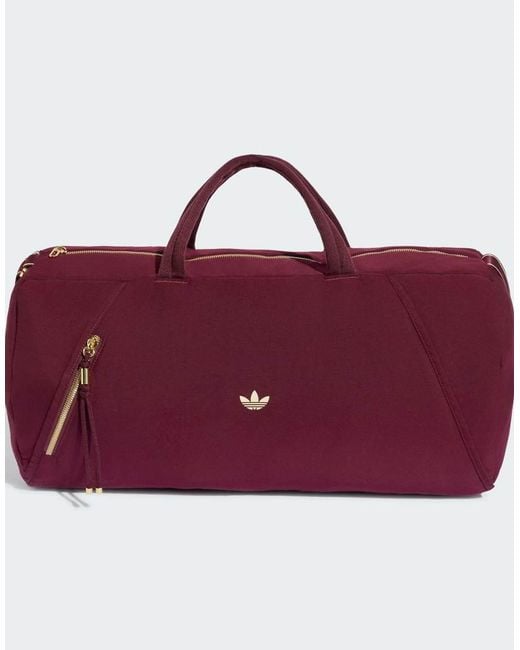 Adidas Originals Red Adidas Og Sport Duffel Bag Medium