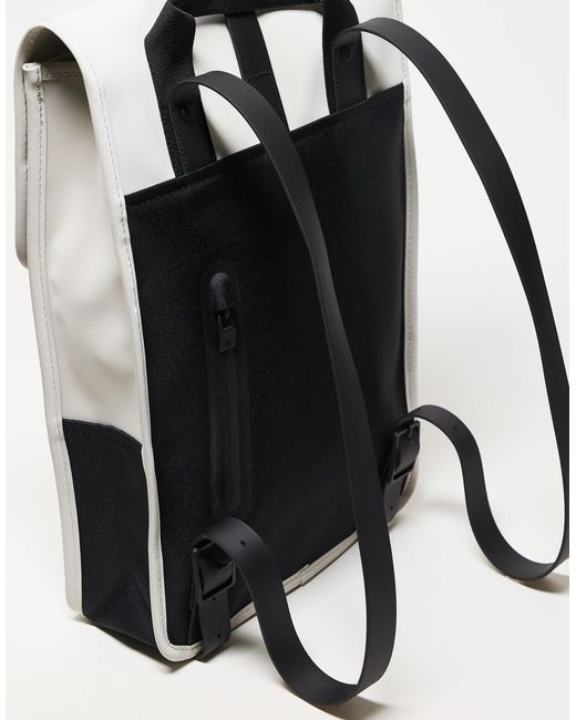 Rains White 13020 Waterproof Mini Backpack
