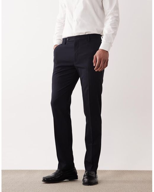 ASOS Blue Slim Suit Pants for men