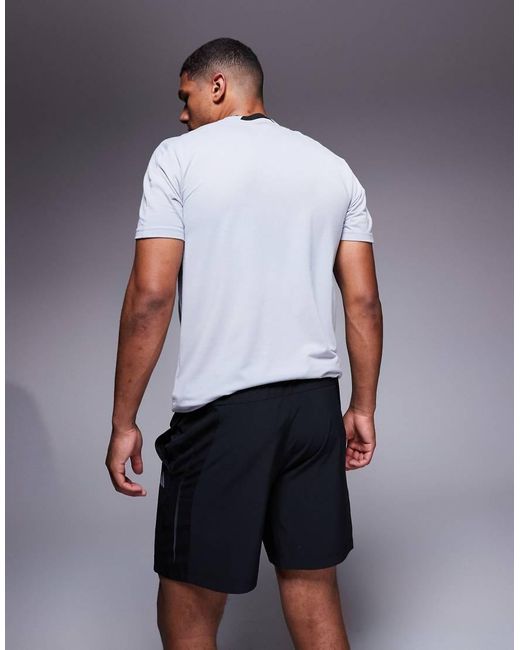 Adidas Originals Blue Adidas Training Tech Shorts for men