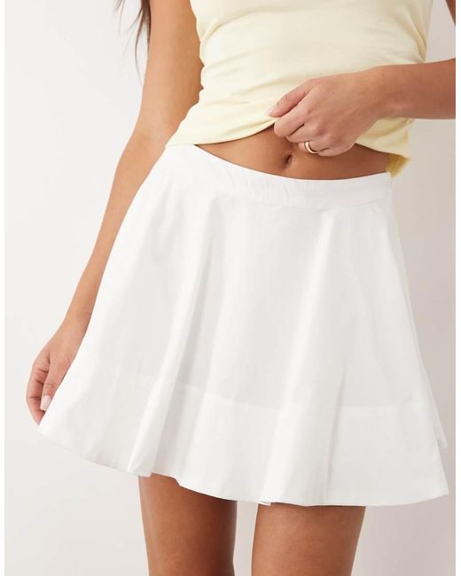 ASOS Natural Skater Mini Skort