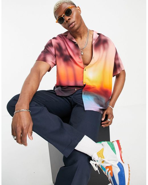 ASOS Relaxed Revere Blur Summer Scenic 