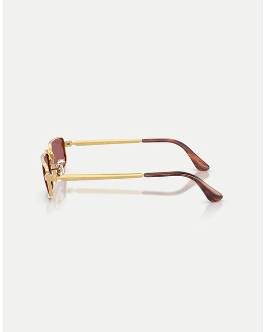 Ray-Ban Pink Rb3927 Rectangle Polarised Sunglasses With Lens