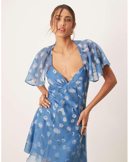 ASOS Blue – kurzes freizeitkleid
