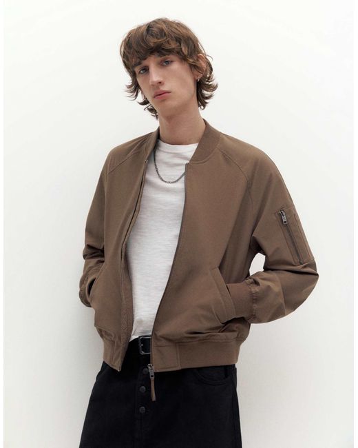 Bomber léger - marron Pull&Bear pour homme en coloris Natural