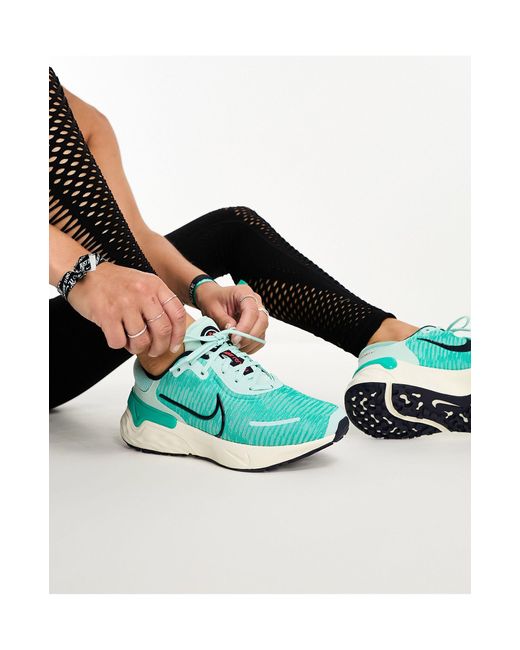 Nike Blue Renew Run 4 Trainers