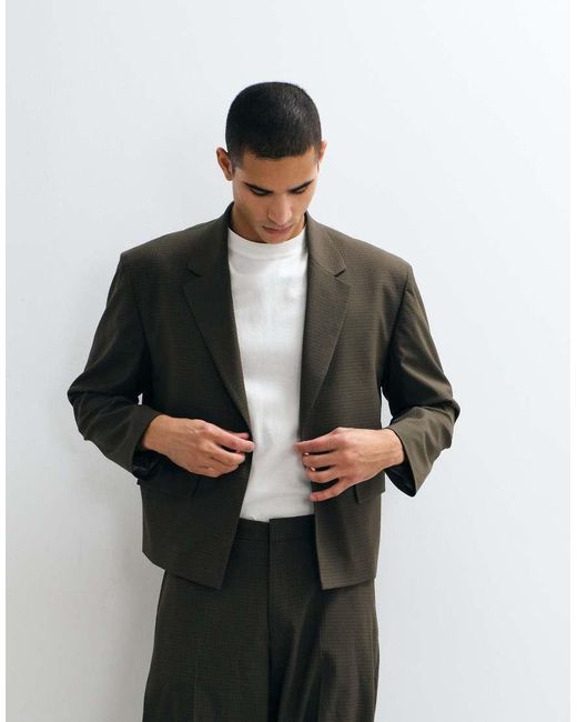 ASOS Black Boxy Suit Jacket for men