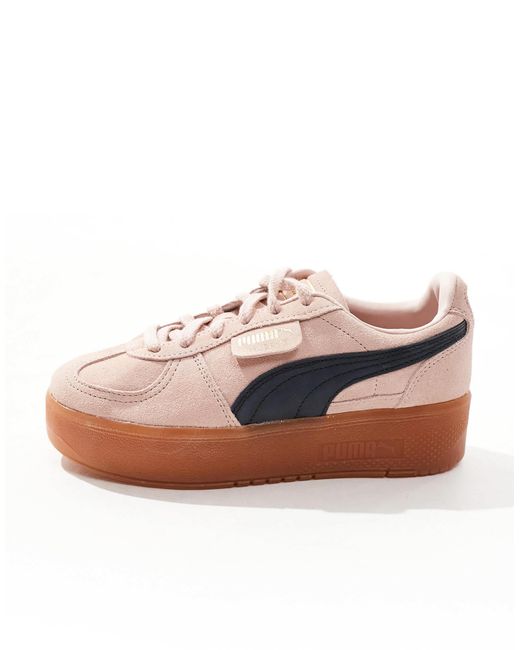 PUMA White Palermo Eleveta Sneakers