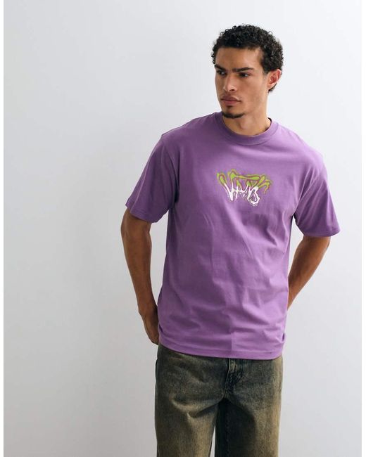 Vans Purple Fresh Hit T-shirt for men