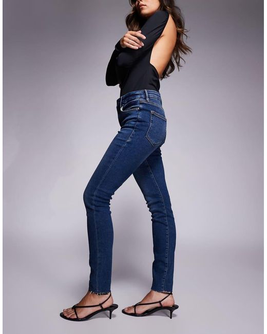 GOOD AMERICAN Blue Good Legs Skinny Jeans