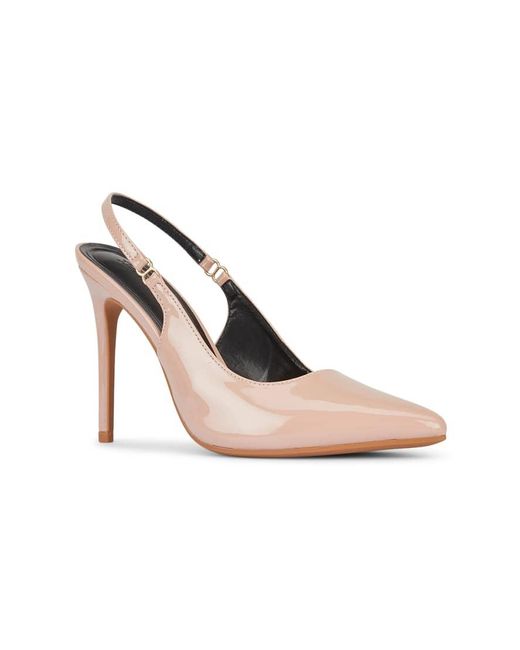 SEQWL White Pointed Toe Slingbacks High Stiletto Heel Pump Shoes