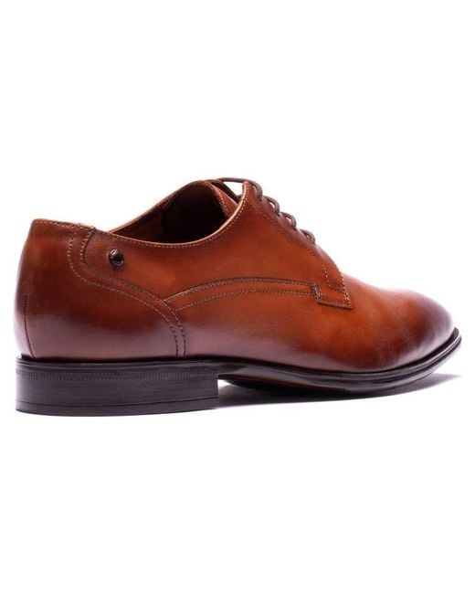 Base London Red Vance Lace Up Shoe for men