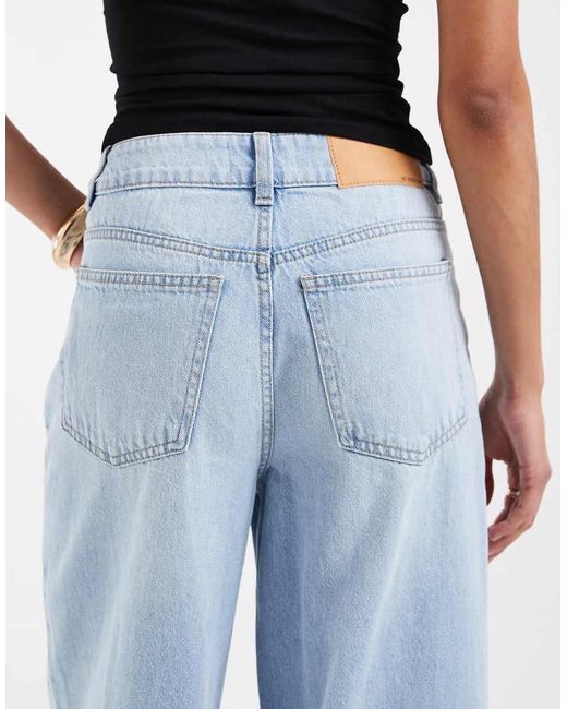 ASOS Blue Wide Leg Palazzo Jean