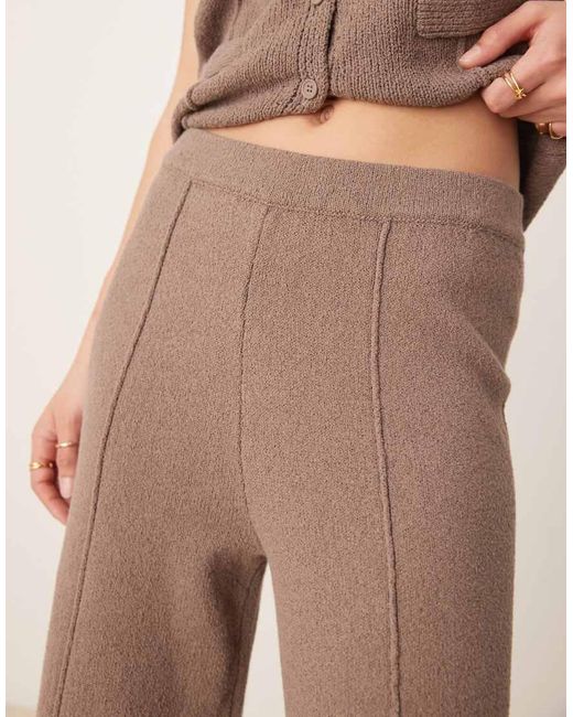 ASOS Broek Met Wijde Pijpen in het Natural