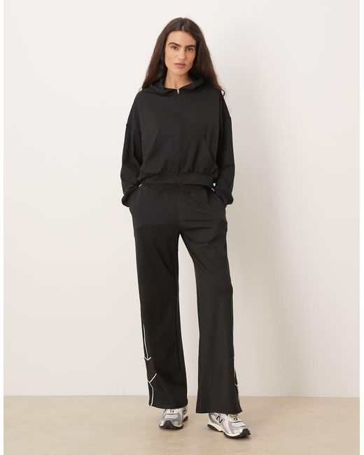 Hollister Black Gilly Hicks Active Recharge Easy Zip-up Hoodie