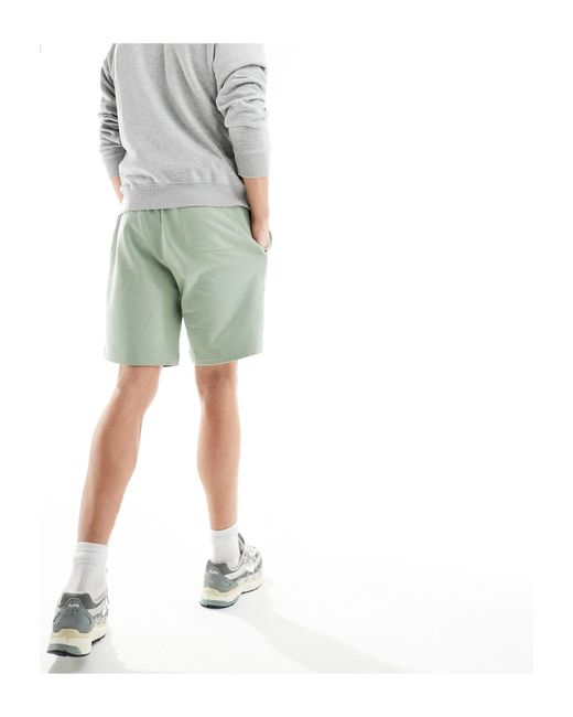 Brave Soul Green Jersey Shorts for men
