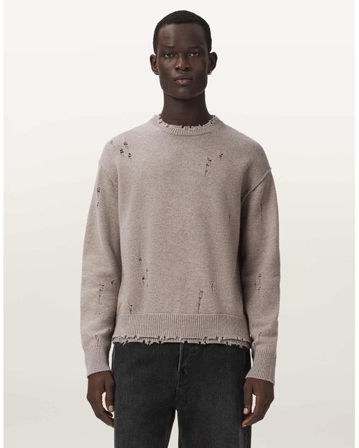 Wolf - pull ras AllSaints pour homme en coloris Natural