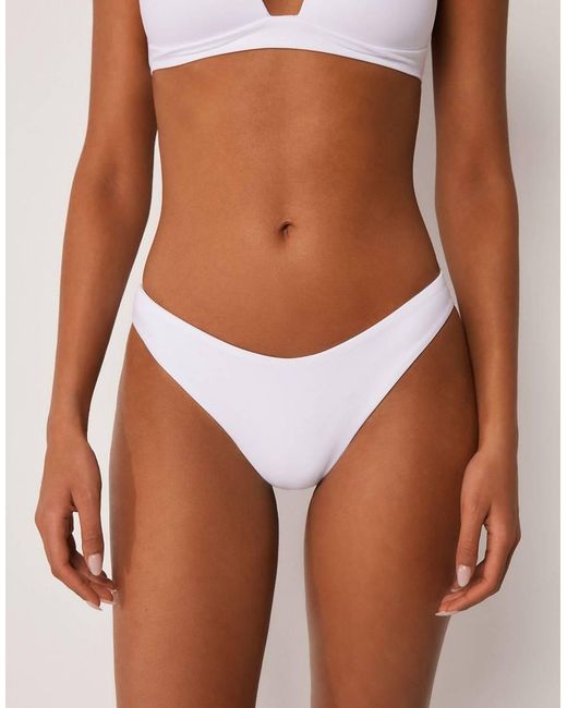 Calzedonia Brown Premium Fit Brazilian Bikini Bottom