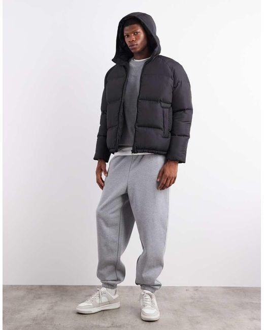 ASOS Blue Puffer Jacket for men