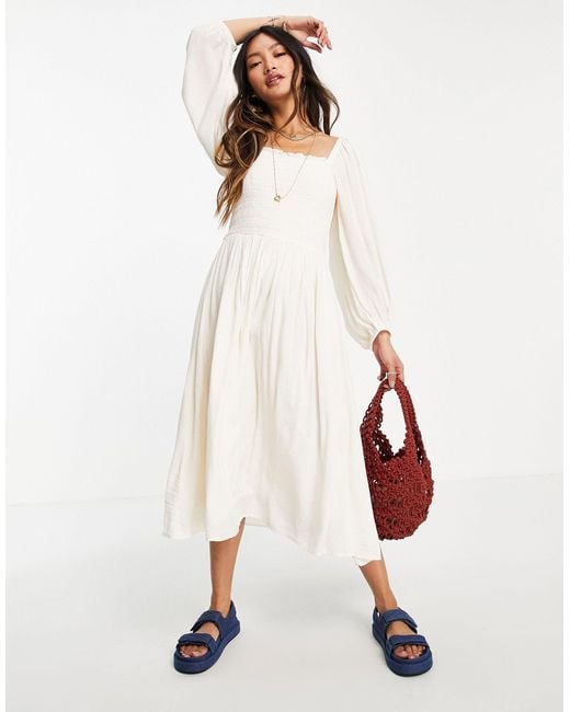 Jurk met smokwerk new arrivals