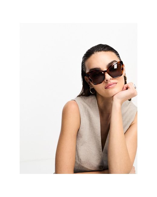 & Other Stories Oversized Cat Eye Sunglasses in Brown | Lyst Canada
