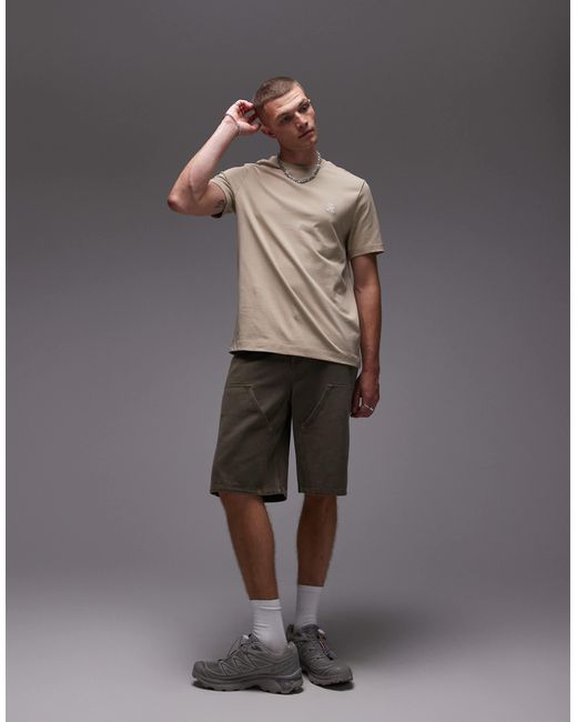 Tommy Hilfiger Gray Monogram Logo T-shirt for men
