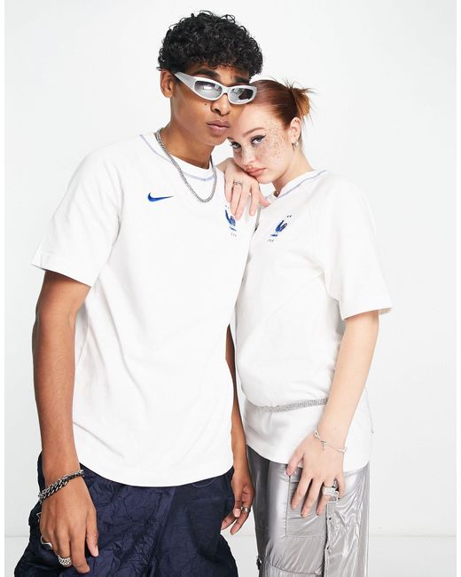 Nike Football World Cup 2022 France Unisex Travel T-shirt in White | Lyst  Australia