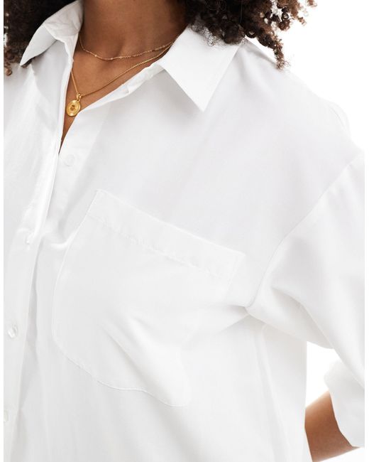 Robe chemise longue Jdy en coloris White