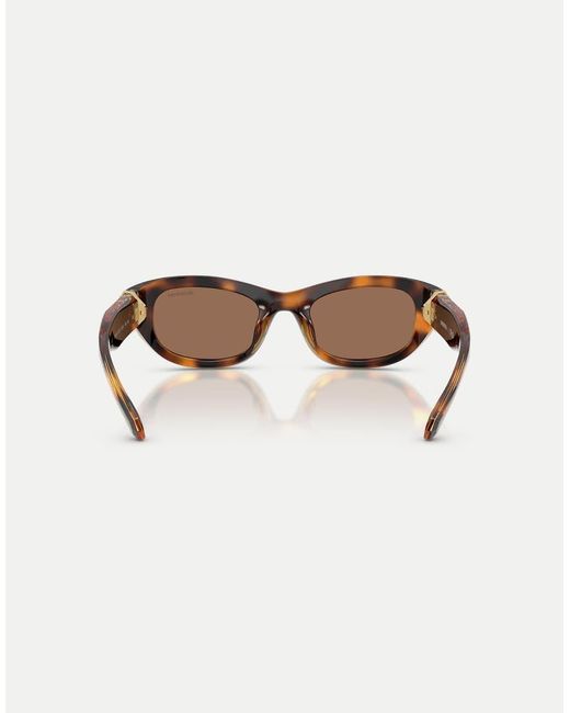 Swarovski Natural Rectangle Sunglasses With Lens
