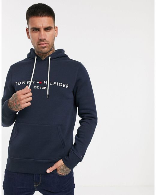 tommy jeans flag logo hoodie