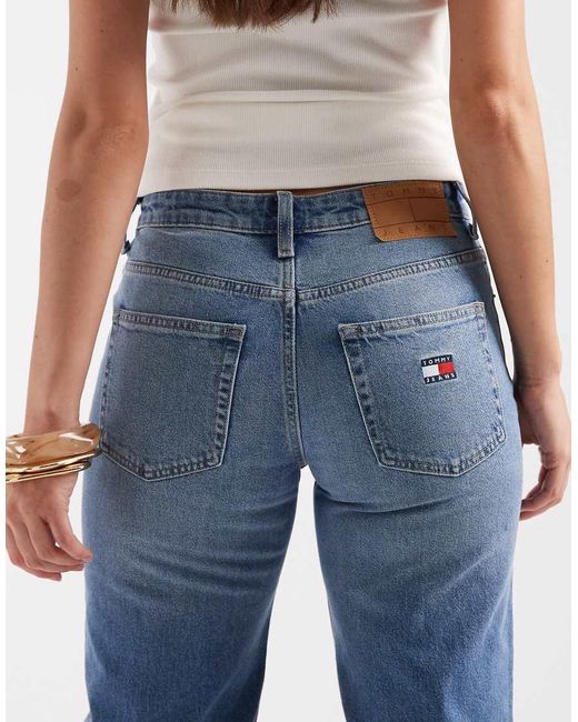 Tommy Hilfiger Blue Sophie Low Rise Straight Jeans