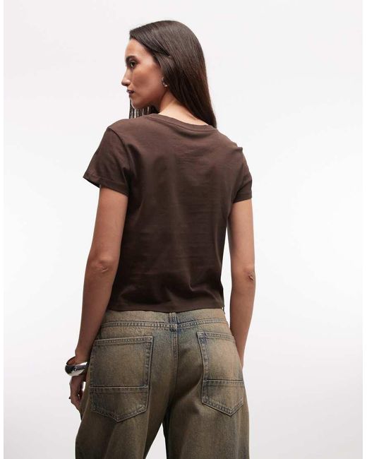 Monki Brown T-shirt