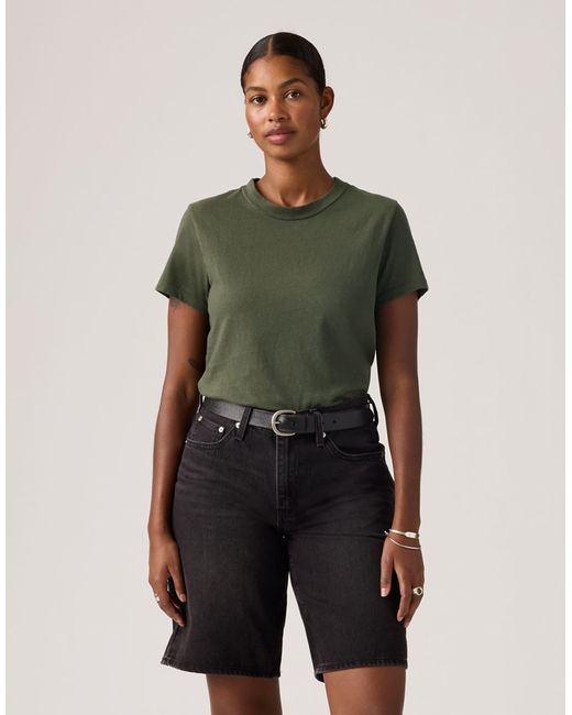 Levi's Green – favorite – genopptes t-shirt