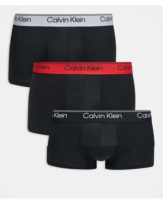 Micro Stretch di Calvin Klein in Black da Uomo