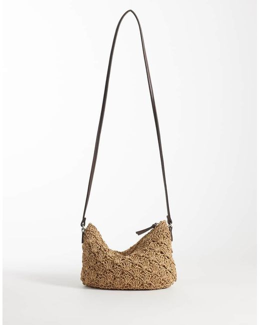 Borsa A Tracolla di ASOS in Natural