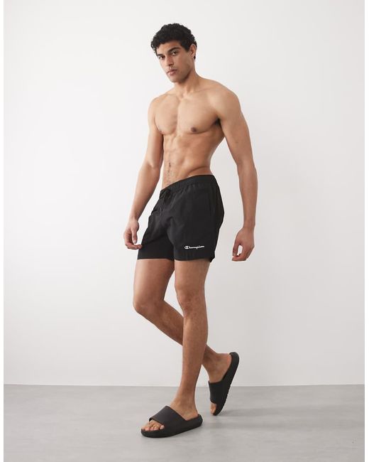 Champion Black Swim Shorts for men