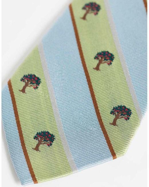 BLKVIS Green Source Stripe Necktie for men